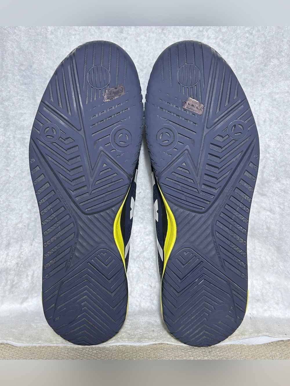 Asics Mens Blue/Yellow GEL-Resolution 8 Tennis Athletic Sneakers Shoes SZ 12 - Picture 8 of 11